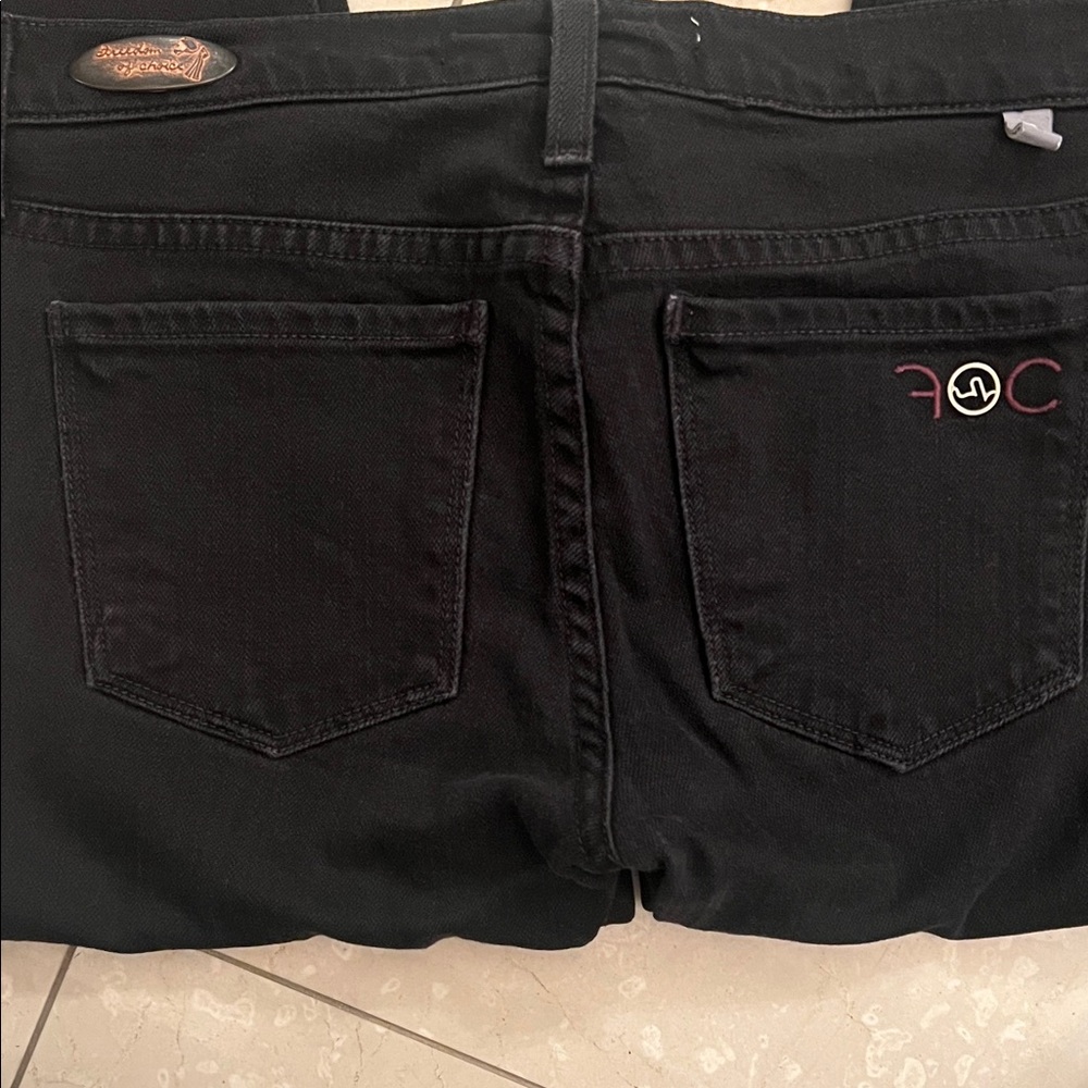 Vintage Freedom of Choice Classic Black Denim Jeans